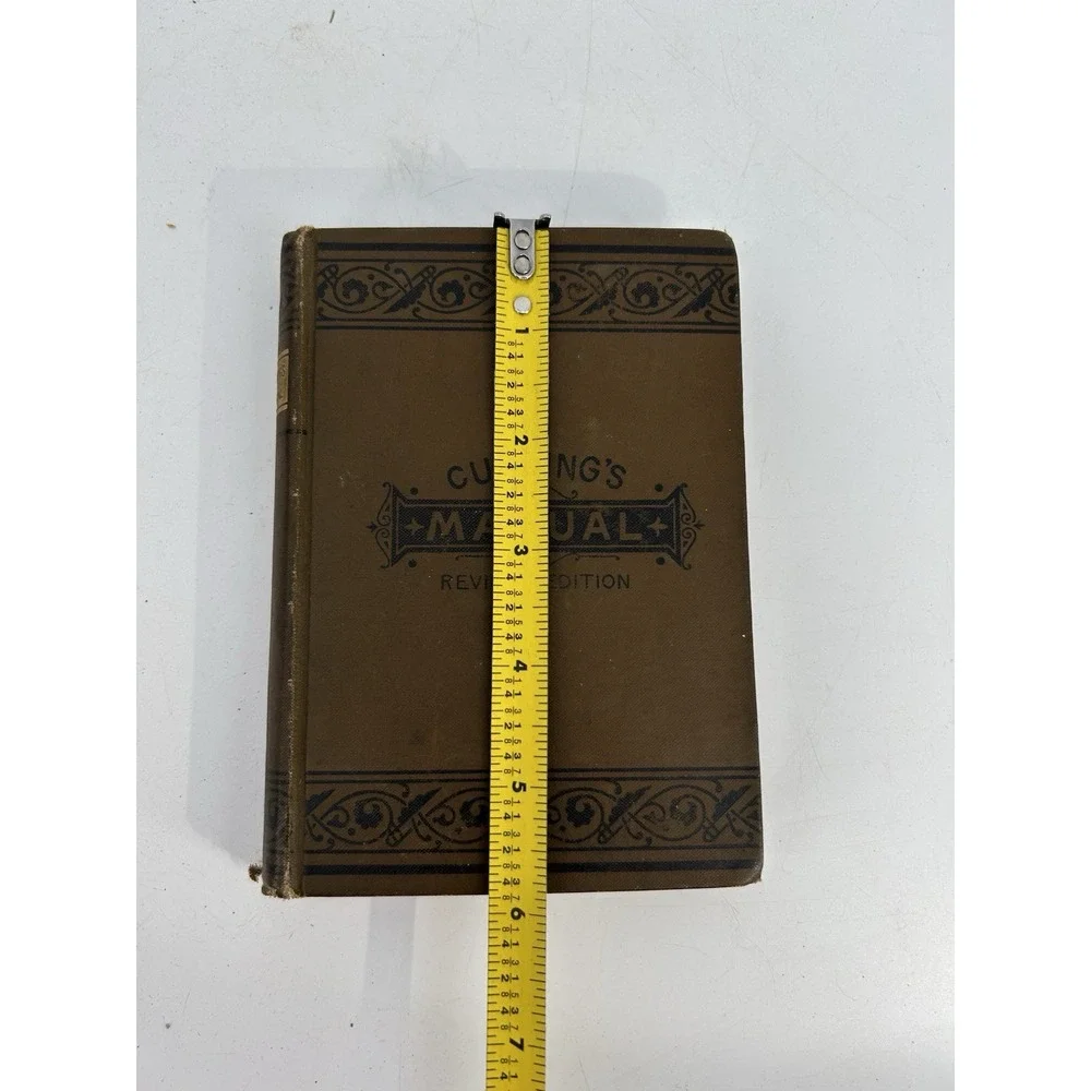 Cushing's Manual of Parliamentary Practice Revised Ed. Luther S. Cushing 1887